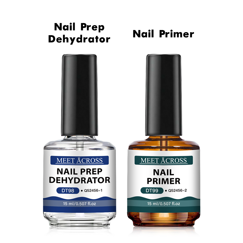 Nail Dehydrator Primer - 2pcs 15ml Nail Primer & Nail
