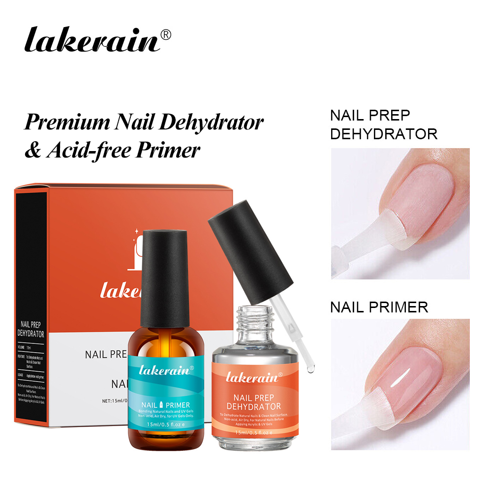 Nail Dehydrator Primer - Nail Primer Set Fast Dry Prep
