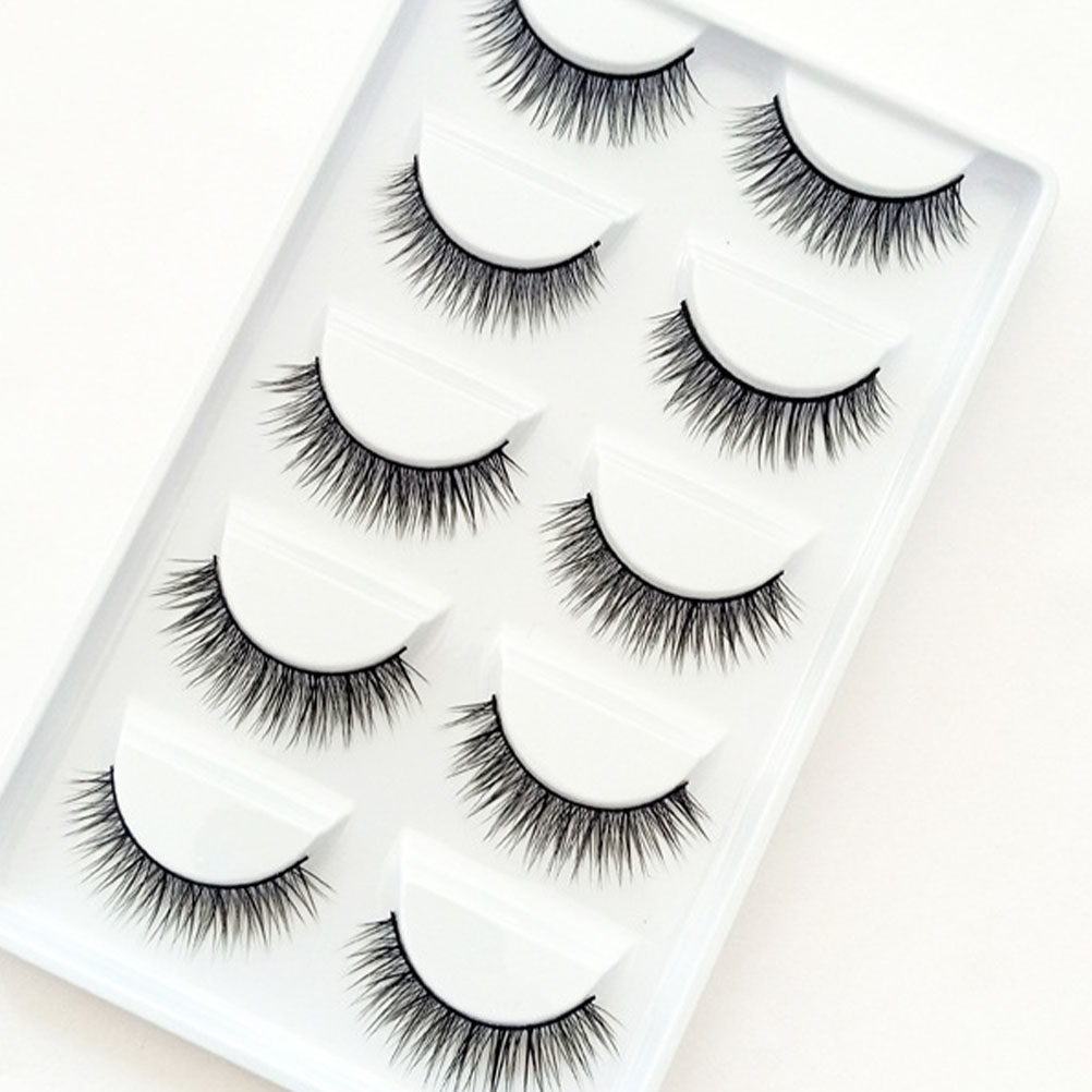 Beauty Makeup Looks - 10Pairs Natural False Eyelashes Cosmetics False