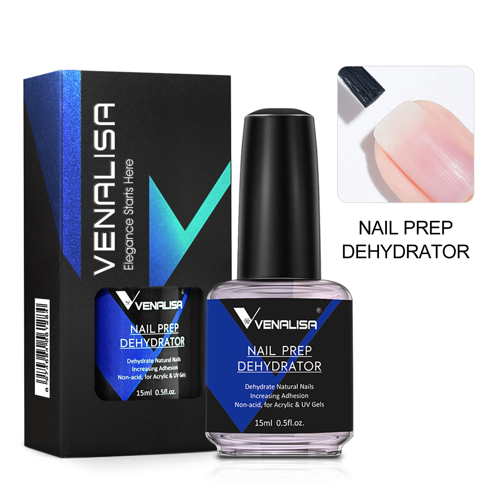 Nail Dehydrator Primer - Venalisa 15ml Nail Prep Dehydrator Fast