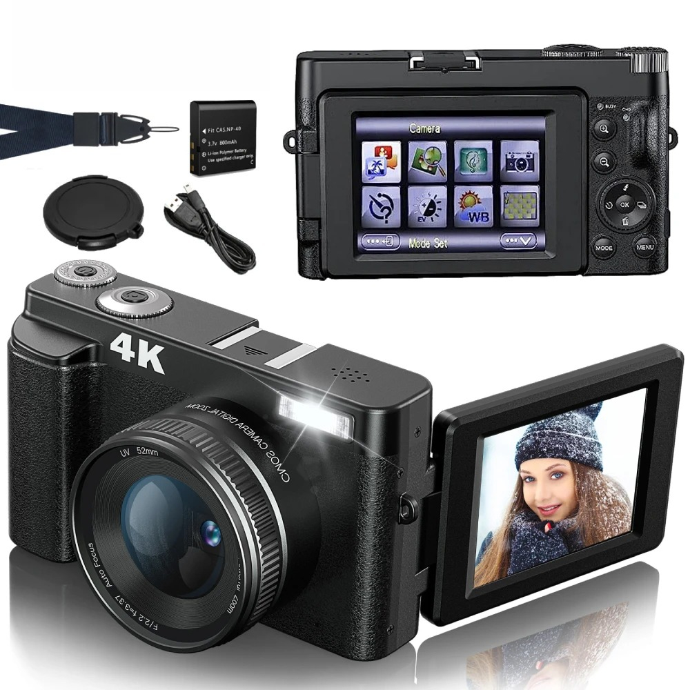 Beauty Makeup Video - 4K Digital Camera for Photography and