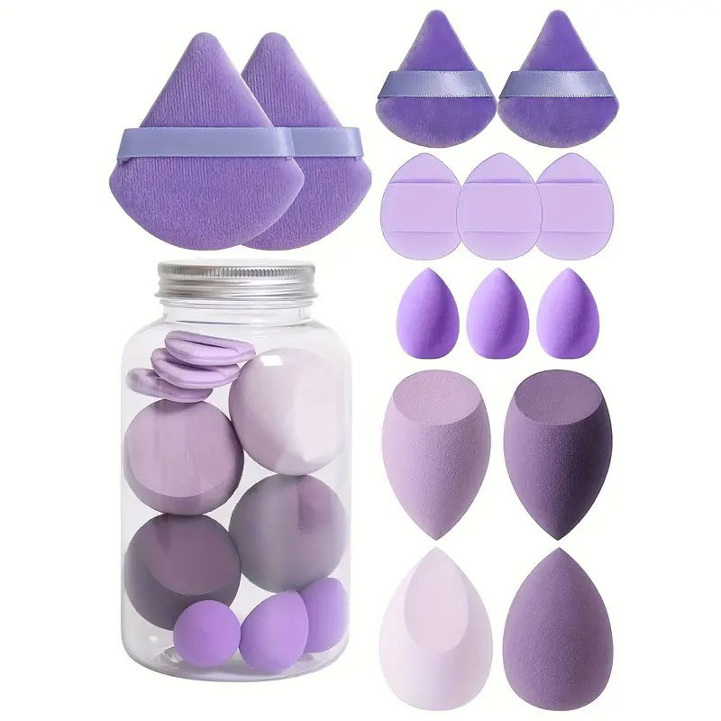 Beauty Blender In Makeup - New 14pcs Makeup Sponges Kit Set