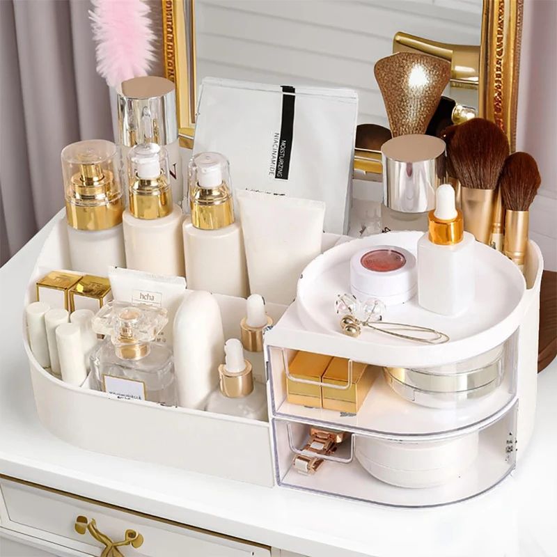 Large Capacity Cosmetic Storag - Beauty Makeup Desk recension och pris