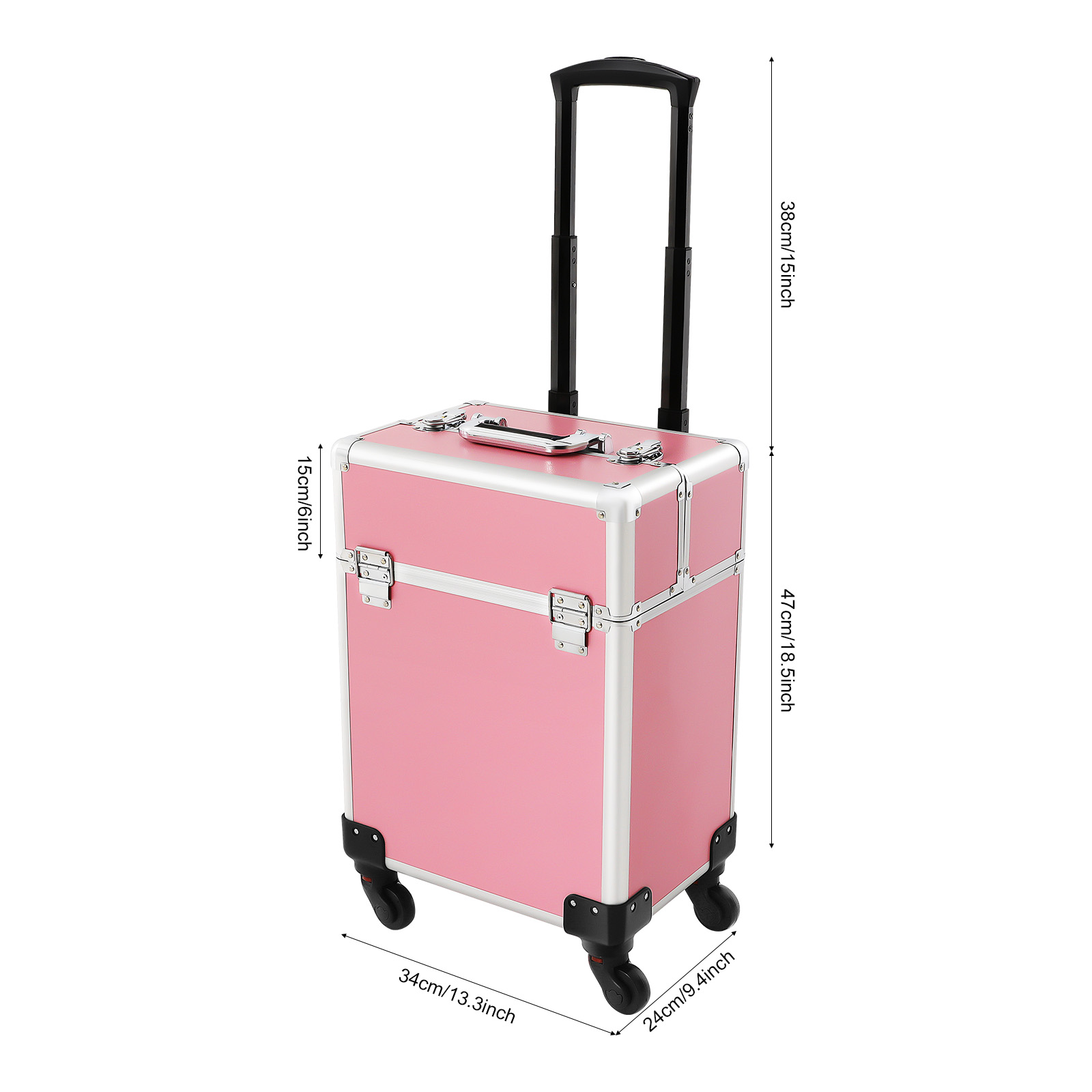 Rolling Makeup Train Case Cosm - Beauty Makeup Salon recension och pris