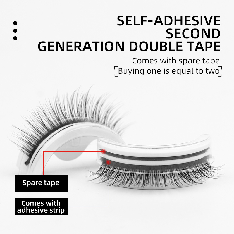 3D False Eyelashes Self-Adhesi - Beauty Makeup Looks recension och pris