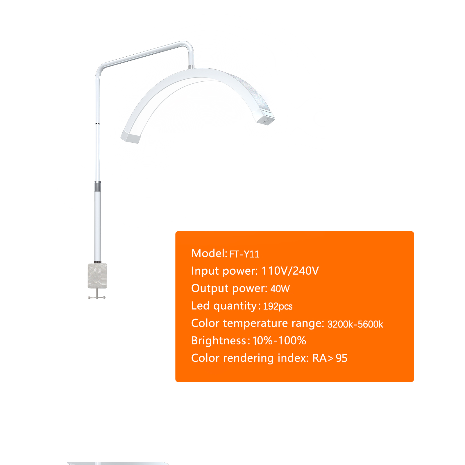 Fusitu FT-Y11 40W Desktop LED  - Beauty Makeup Video recension och pris
