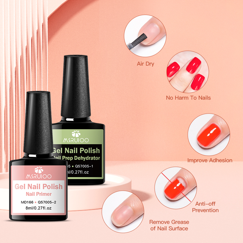 2PCS/Set 8ml Nail Prep Dehydra - Nail Dehydrator Primer recension och pris