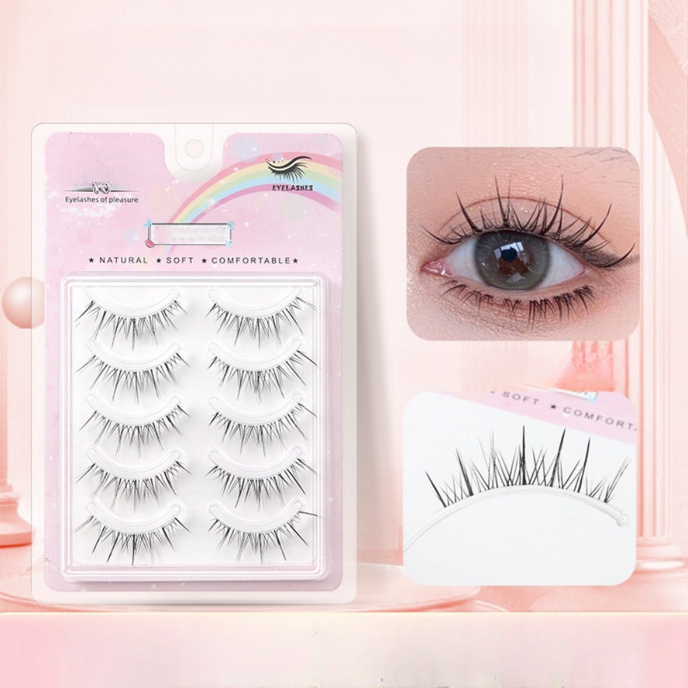 5 Pairs Transparent Stem Wavy  - Beauty Makeup Looks recension och pris