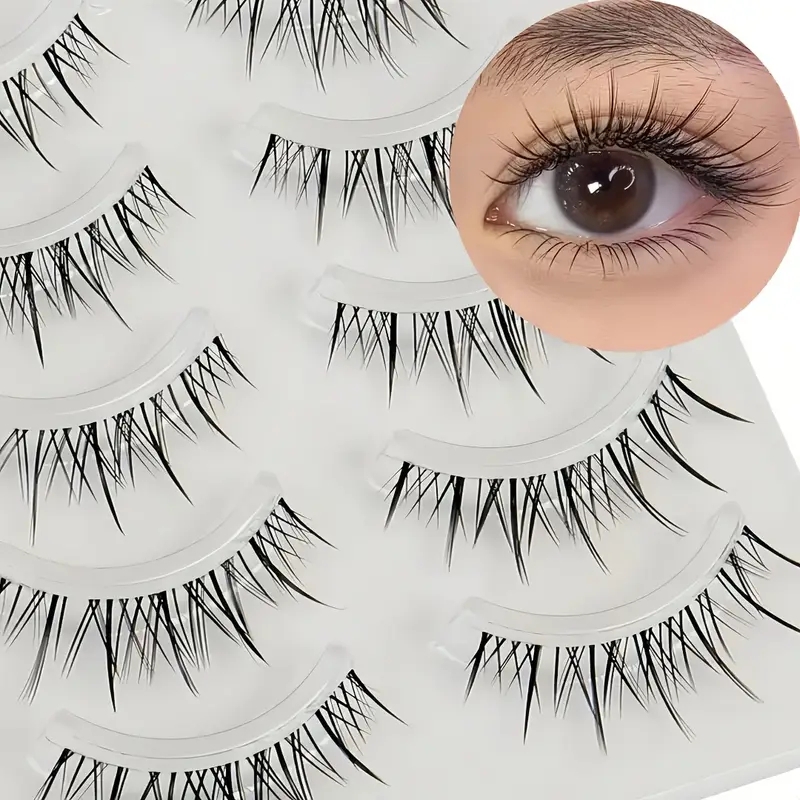 5 Pairs Transparent Stem Wavy  - Beauty Makeup Looks recension och pris