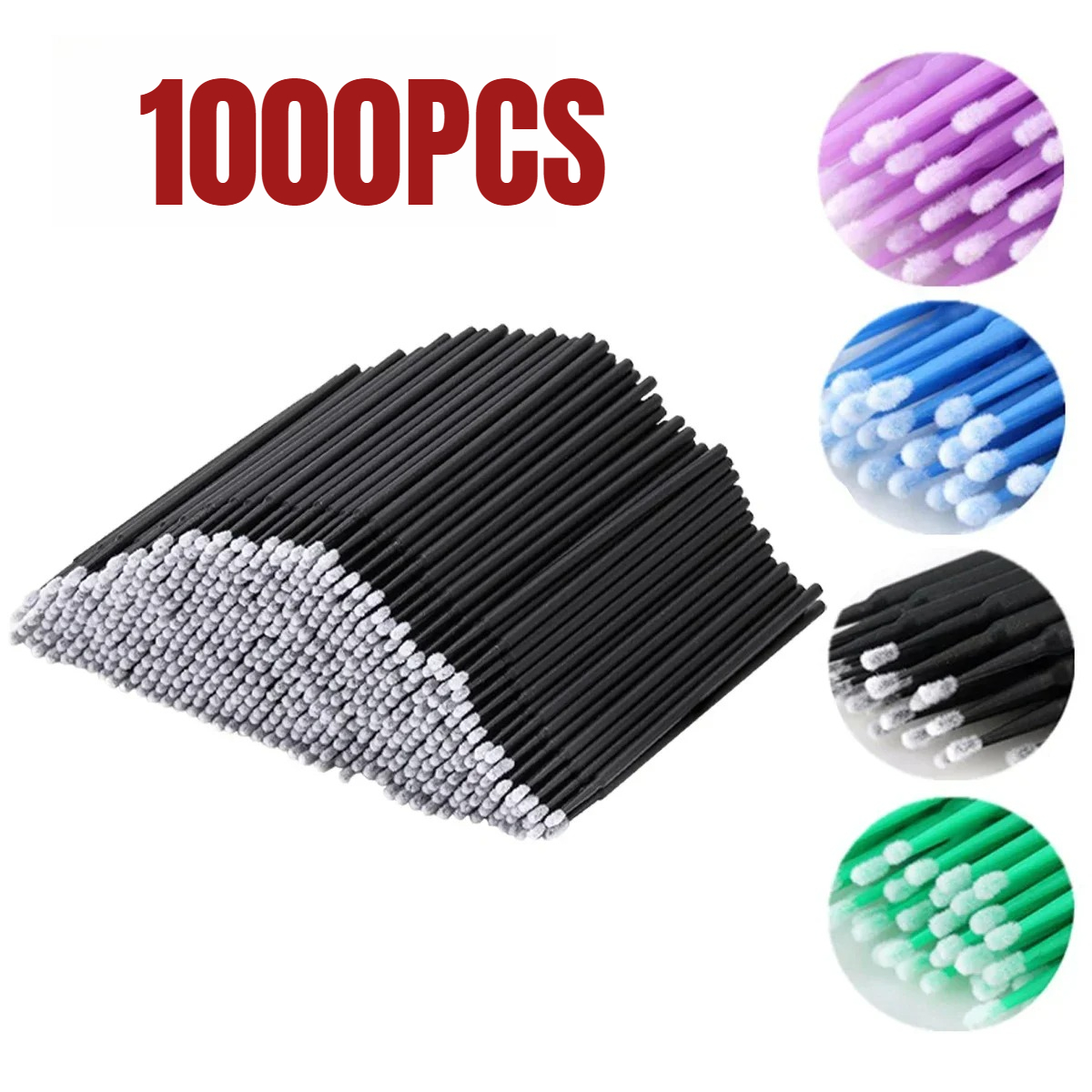 1000/500PCS Eyelash Cleaning B - Beauty Makeup Salon recension och pris