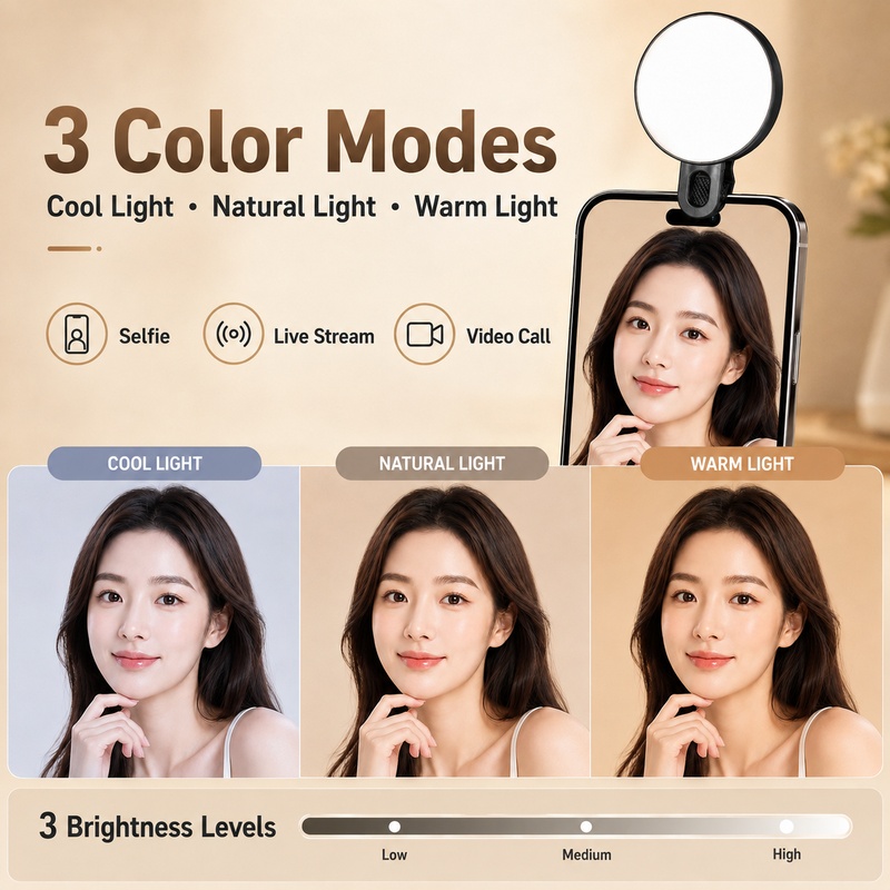 Portable RGB LED Fill Light Mi - Beauty Makeup Video recension och pris