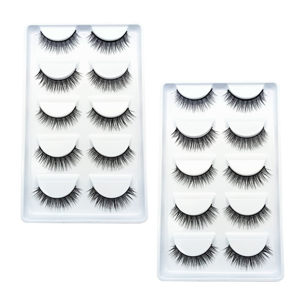 10Pairs Natural False Eyelashe - Beauty Makeup Looks recension och pris