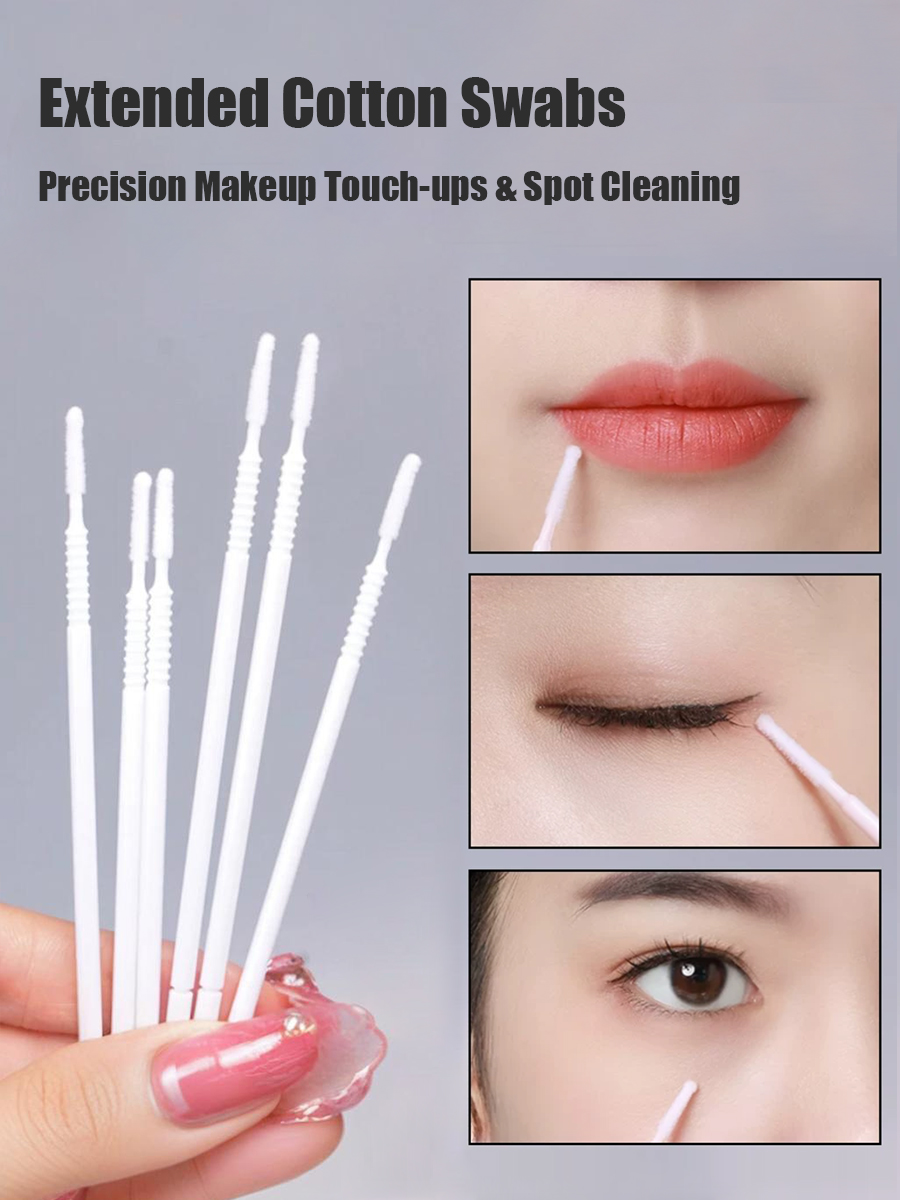 Disposable Long Cotton Swabs E - Beauty Makeup Salon recension och pris
