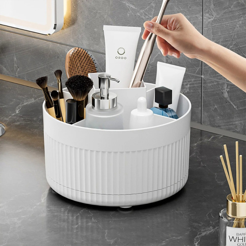 360 ° Table Top Rotary Makeup  - Beauty Makeup Desk recension och pris
