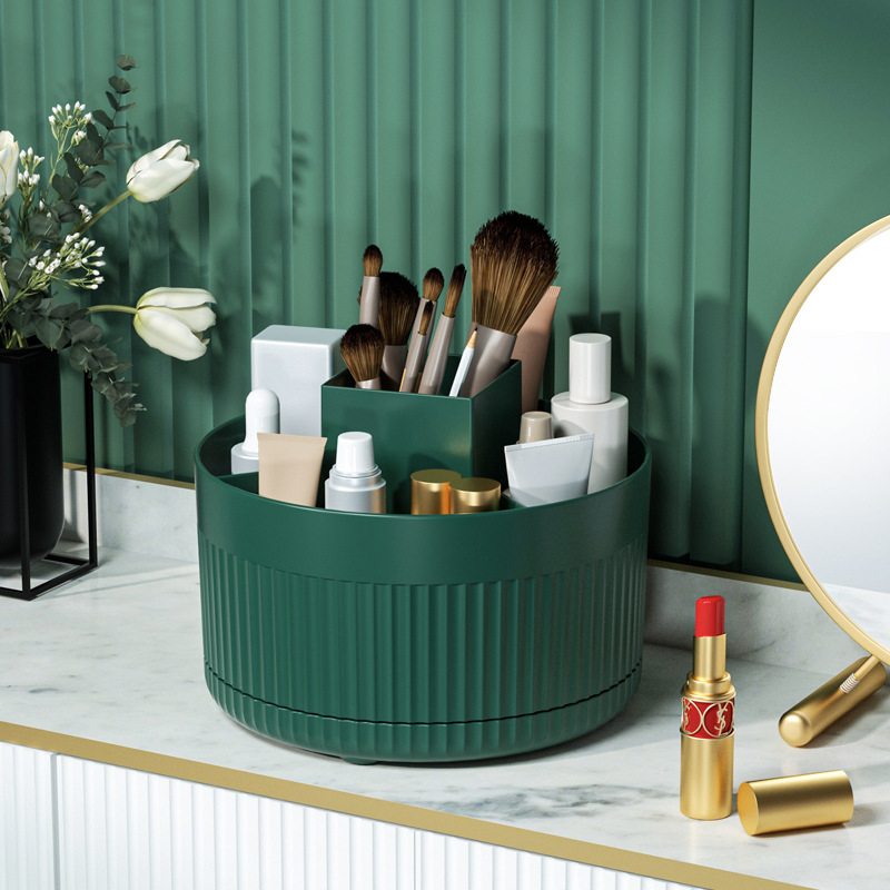 360 ° Table Top Rotary Makeup  - Beauty Makeup Desk recension och pris