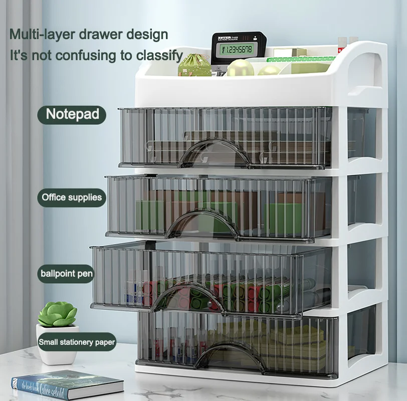 New 1Pc 5-layer Makeup Storage - Beauty Makeup Desk recension och pris