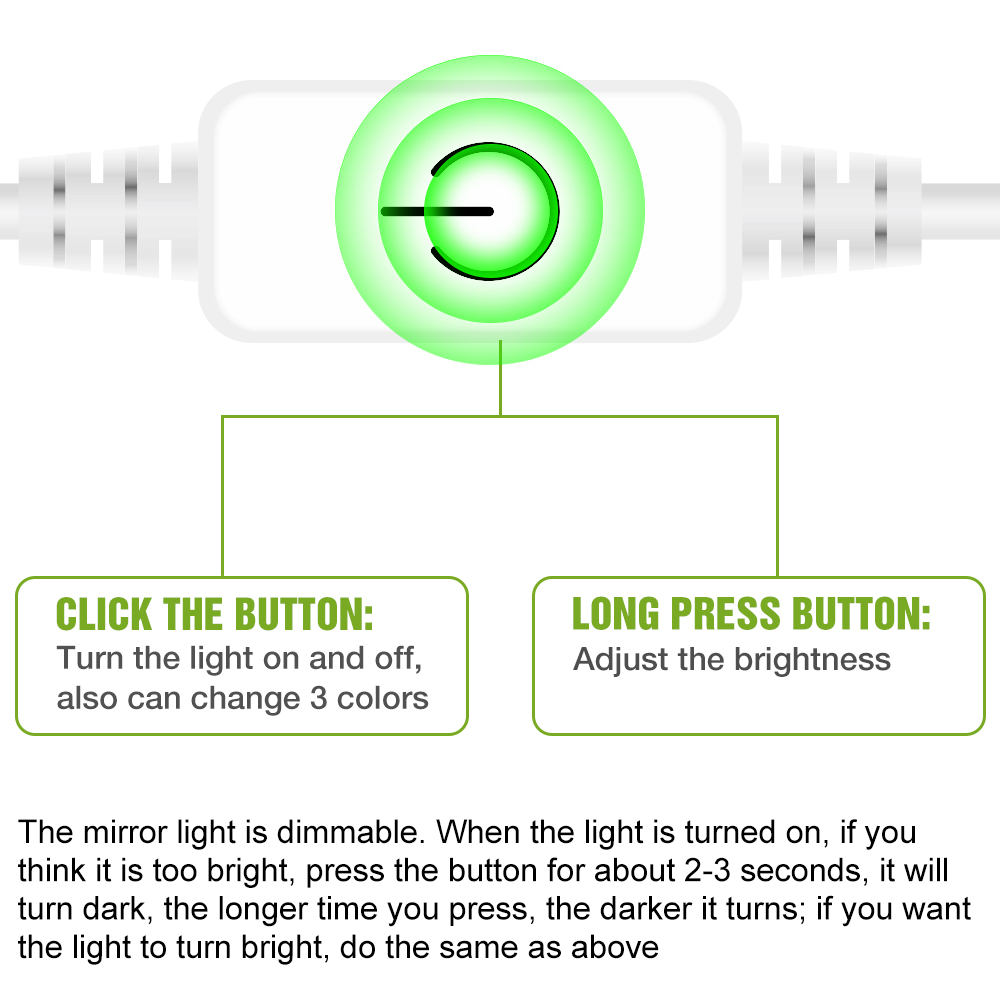 LED Mirror Light USB Dressing  - Beauty Makeup Desk recension och pris