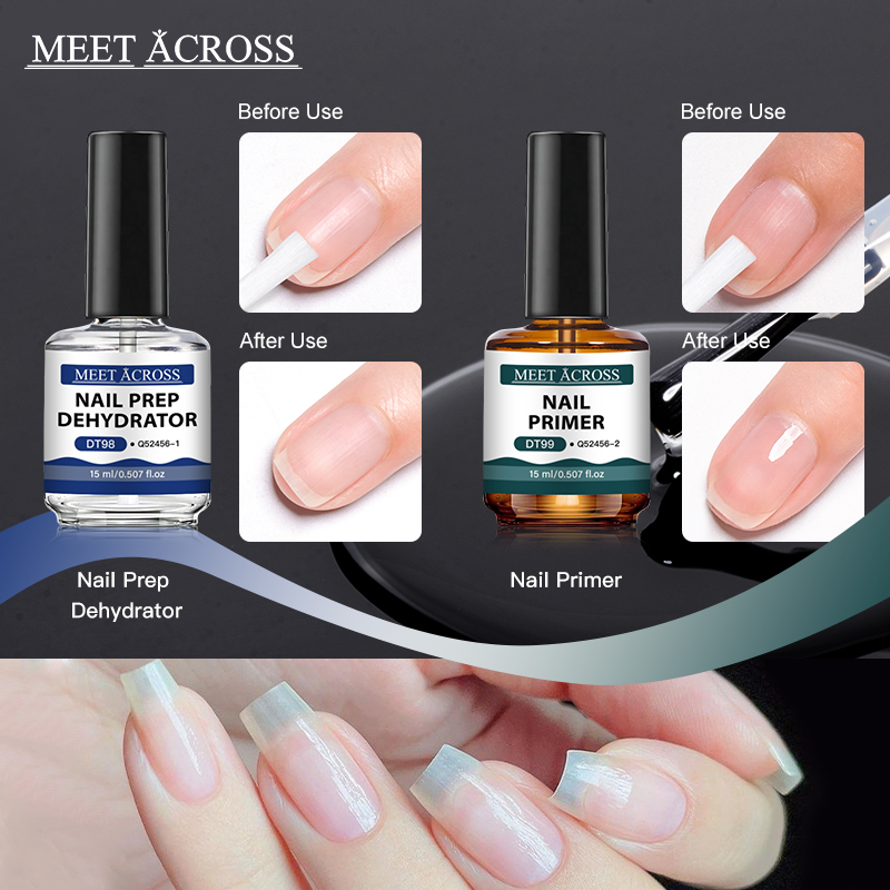 2PCS 15ml Nail Primer Nail Pre - Nail Dehydrator Primer recension och pris