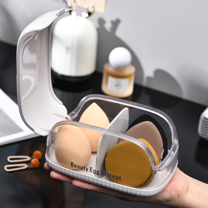 Makeup Sponge Storage Box with - Beauty Blender In Makeup recension och pris