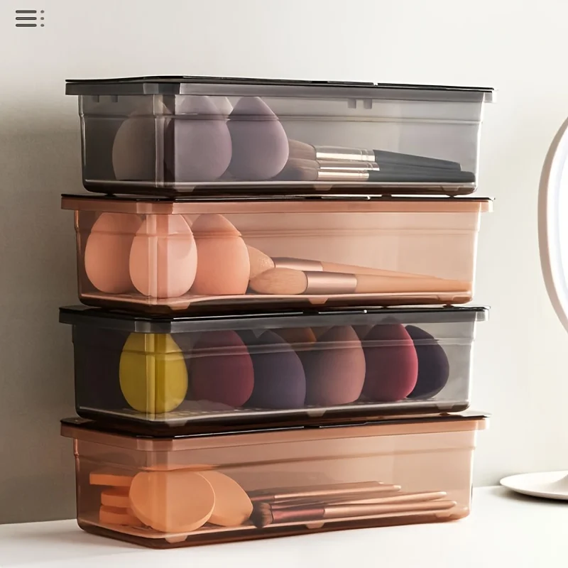 Makeup Brush Storage Box, Dres - Beauty Makeup Desk recension och pris