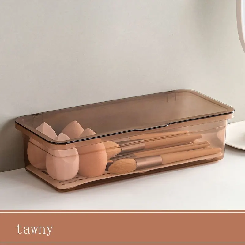 Makeup Brush Storage Box, Dres - Beauty Makeup Desk recension och pris