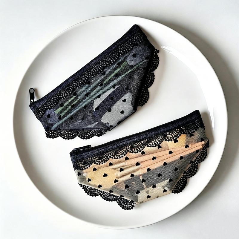 [J] Unique Lace Mesh Briefs Sh - J Beauty Makeup recension och pris