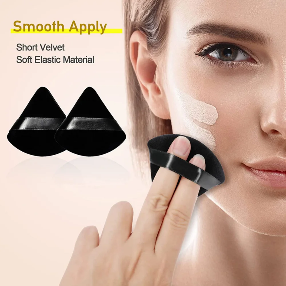 2/6Pcs Triangle Powder Puff Fa - Beauty Blender In Makeup recension och pris