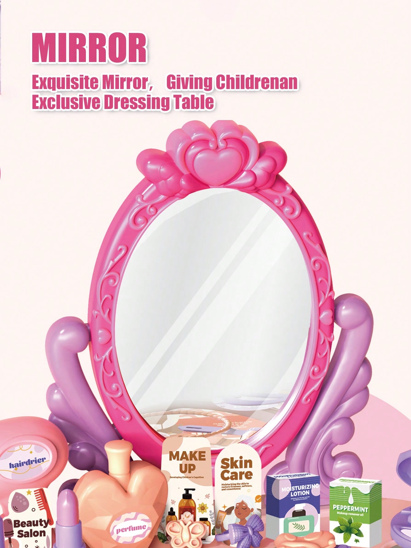 Kids Princess Vanity Dressing  - Beauty Makeup Desk recension och pris