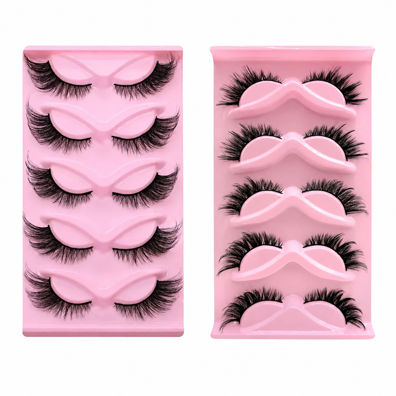 5 Pairs 2 Styles Wispy False E - Beauty Makeup Looks recension och pris