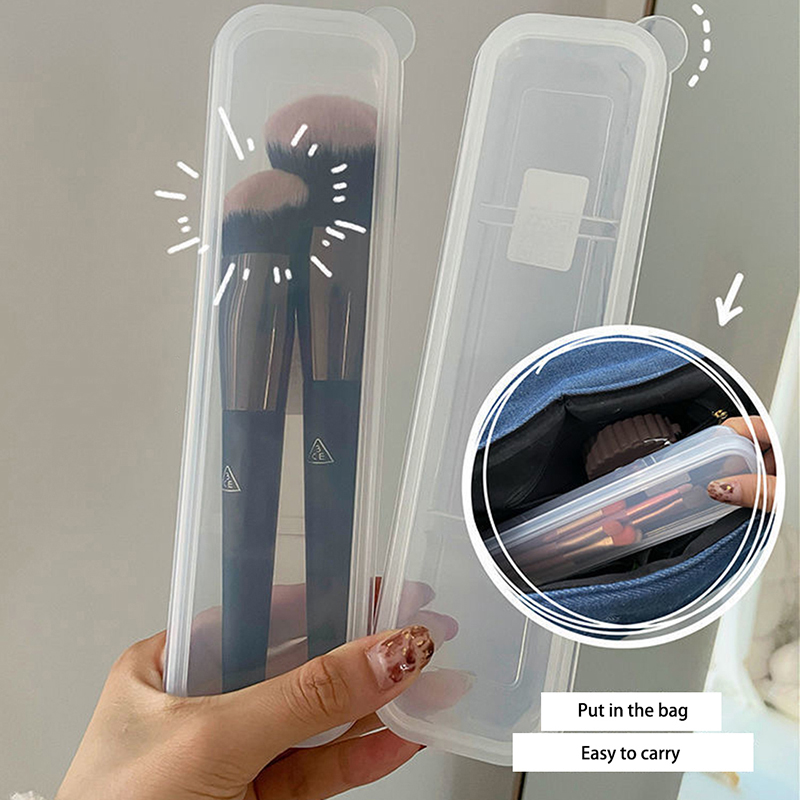 Makeup Brush Organizer Transpa - Beauty Makeup Women recension och pris