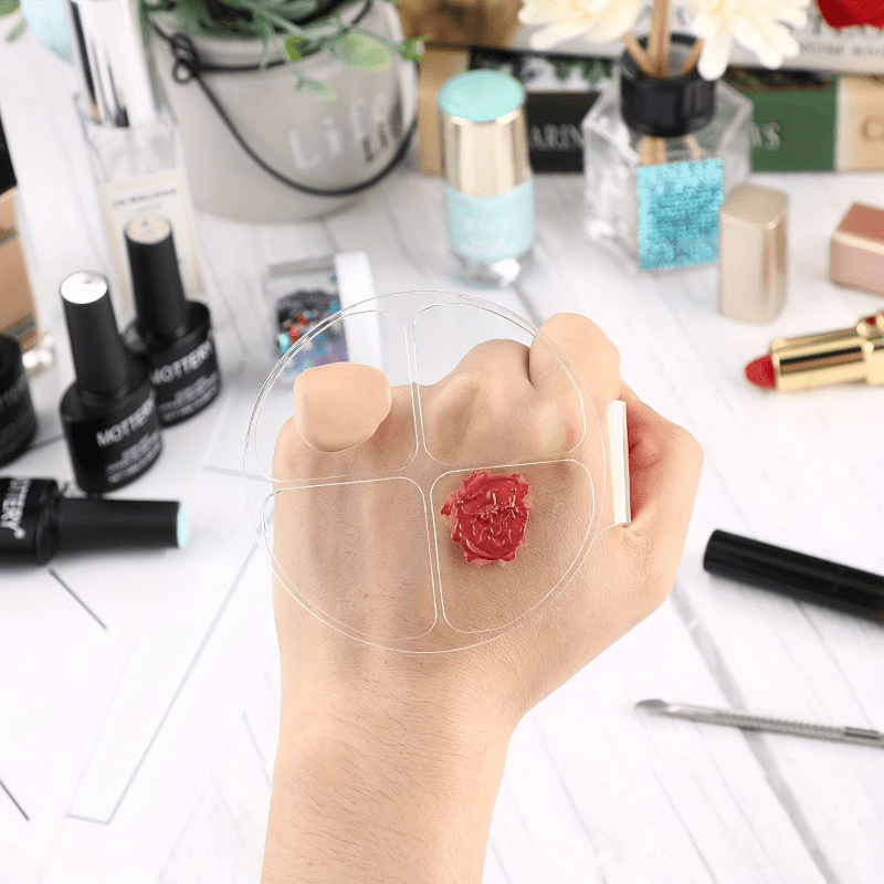 Acrylic Round Four Grid Color  - Beauty Makeup Salon recension och pris
