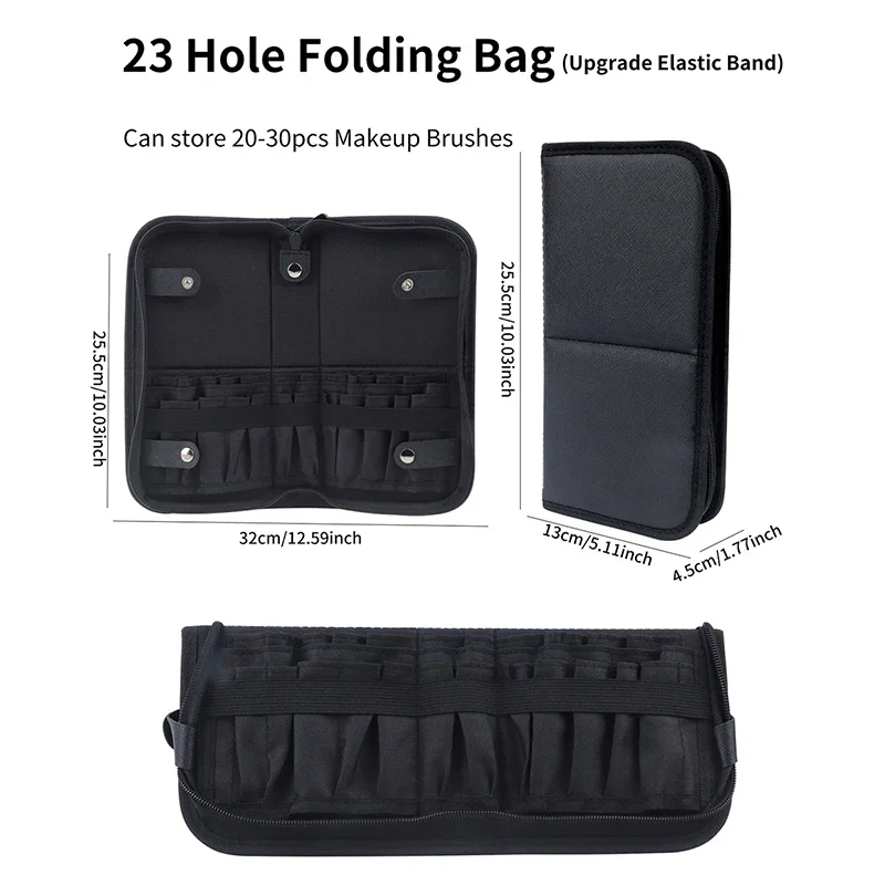 29/23 Holes Foldable Makeup Br - Beauty Makeup Women recension och pris