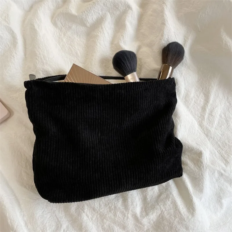 Corduroy Travel Cosmetic Bag P - Beauty Makeup Women recension och pris