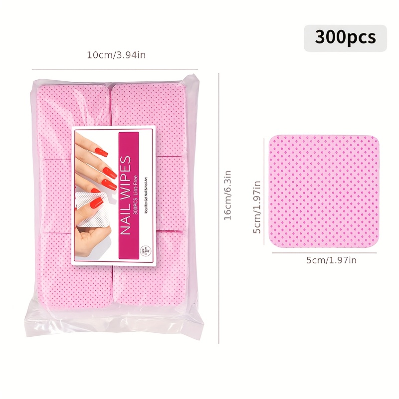 600pcs/2bag Hairless Nail Poli - Beauty Makeup Salon recension och pris