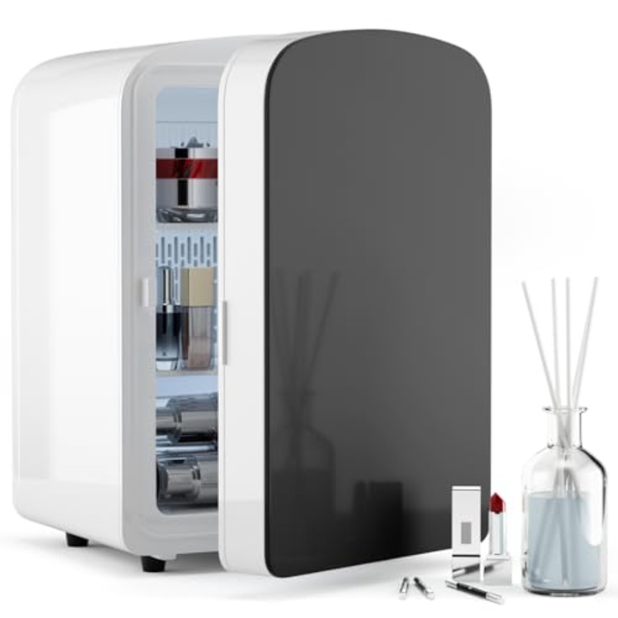 9L Mini Fridge for Bedroom Car - Beauty Makeup Desk recension och pris